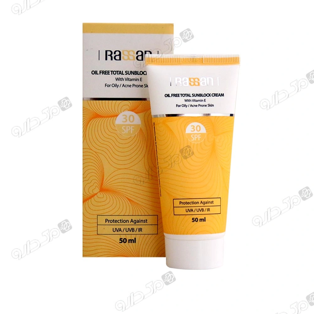 کرم ضد آفتاب SPF30 حاوی ویتامین E راسن